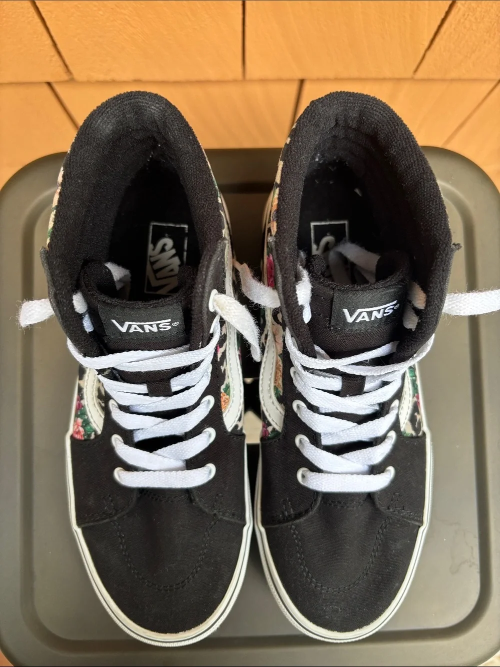 Vans floral leopard